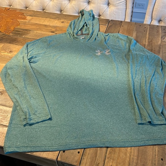 Under Armour Other - Green Under Armor heat gear hoodie Size 2XL